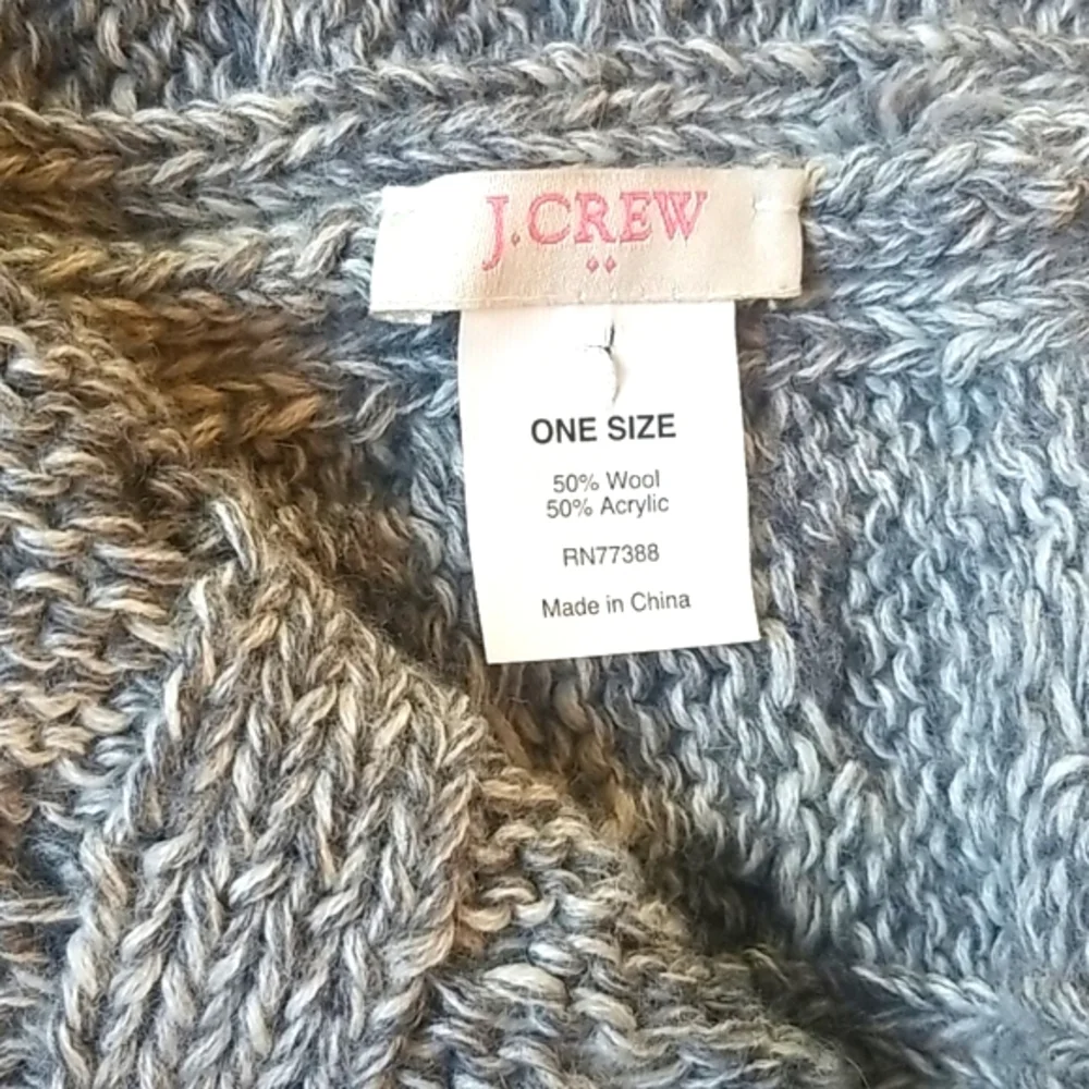 J. Crew Chunky Knit Scarf